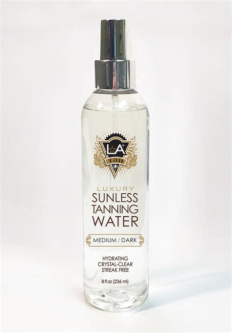 self tanning water.